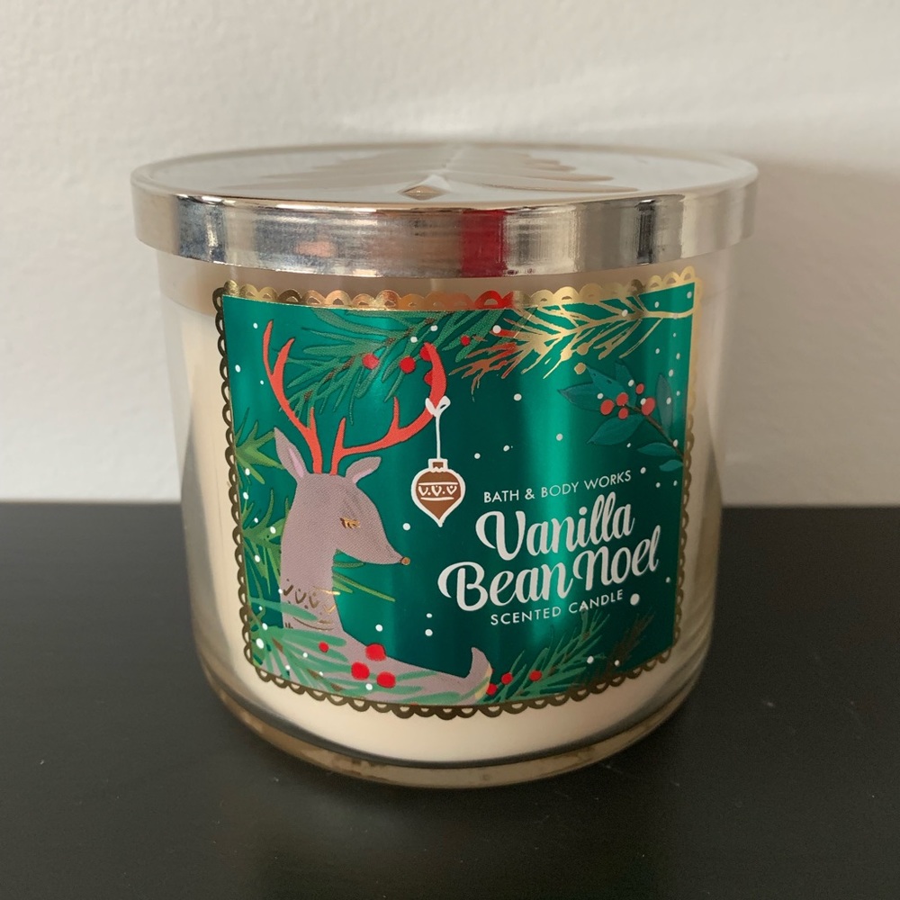 Bath & Body Works Vanilla Bean Noel 3-Wick Candle